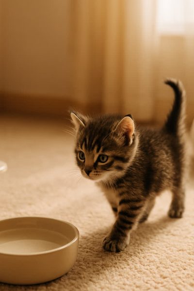 Yavru Kedi Eve Geldiğinde İlk Hafta: Beslenme, Kum Kabı ve Güvenli Sosyalleşme Rehberi için kapak görseli