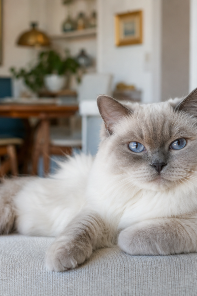 Ragdoll Kedi Cinsi: Sakin Karakteri, Ev Yaşamı ve Bakım İhtiyaçları kapak görseli